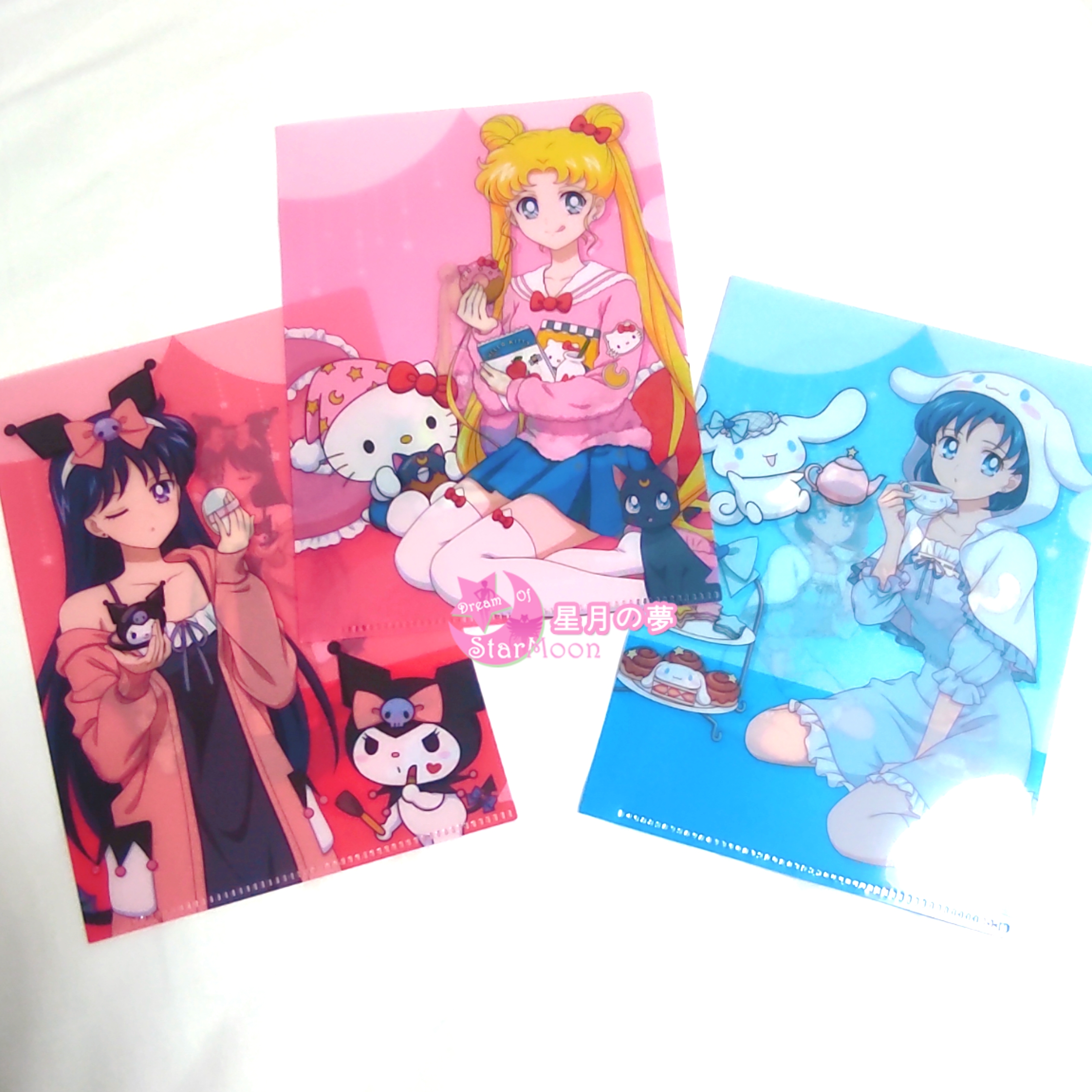 【現貨新品】美少女戰士Sailor Moon – Cosmos日本Sanrio限定mini file三個套裝